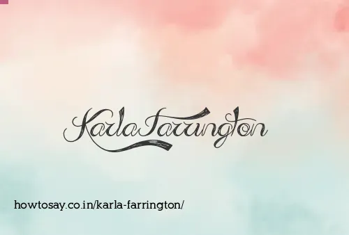 Karla Farrington