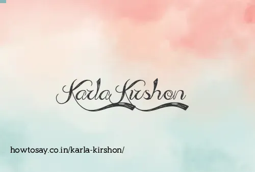 Karla Kirshon