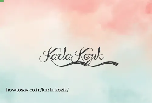 Karla Kozik