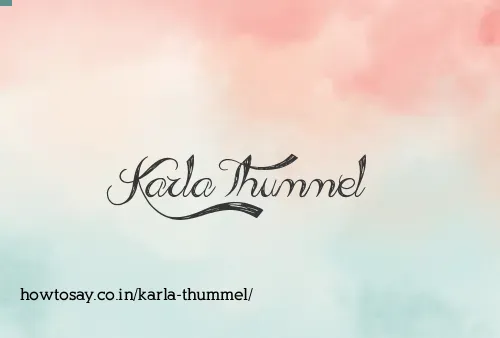 Karla Thummel