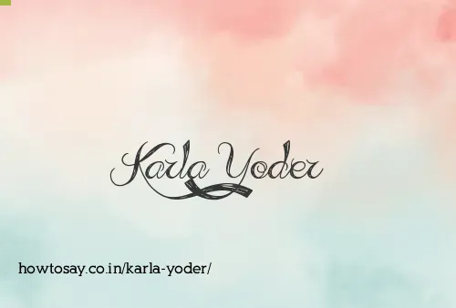 Karla Yoder