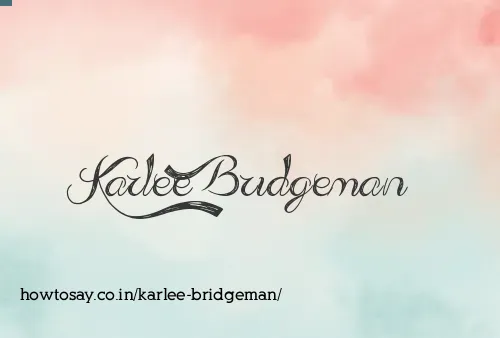 Karlee Bridgeman