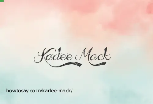 Karlee Mack