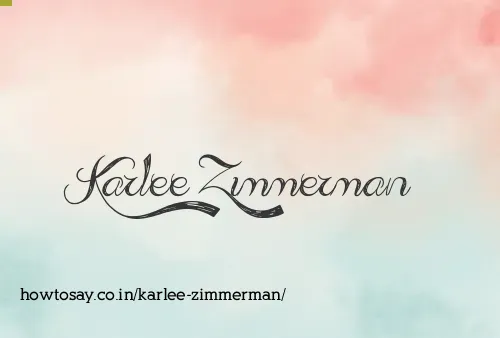 Karlee Zimmerman