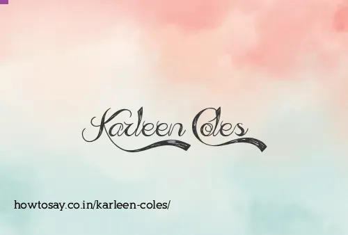 Karleen Coles