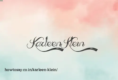 Karleen Klein