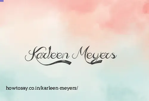 Karleen Meyers