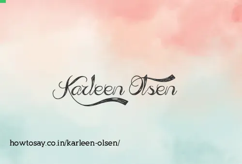 Karleen Olsen
