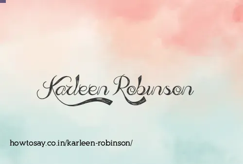 Karleen Robinson
