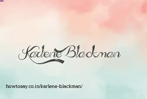Karlene Blackman