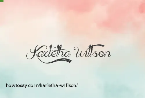 Karletha Willson