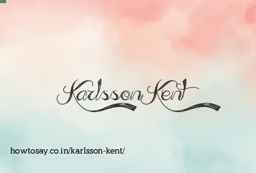 Karlsson Kent