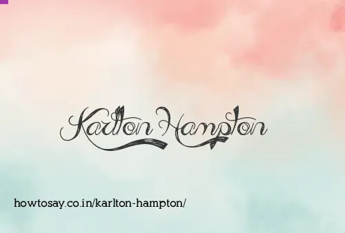 Karlton Hampton