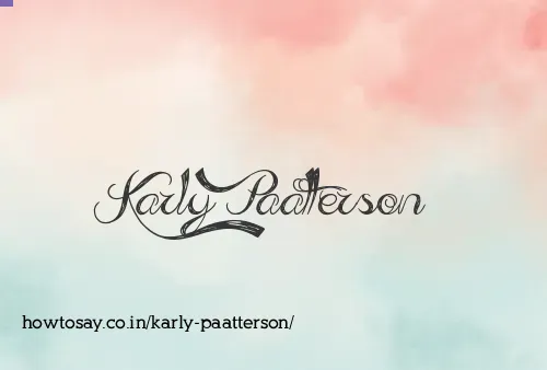 Karly Paatterson