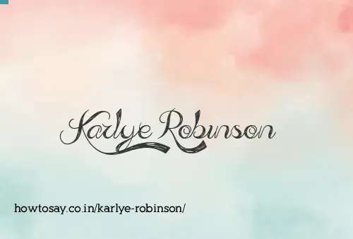 Karlye Robinson