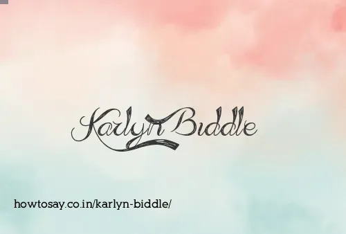 Karlyn Biddle