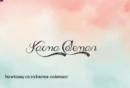 Karma Coleman