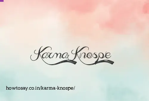 Karma Knospe