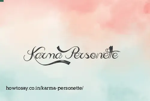 Karma Personette