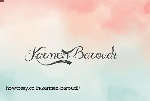 Karmen Baroudi