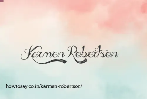 Karmen Robertson