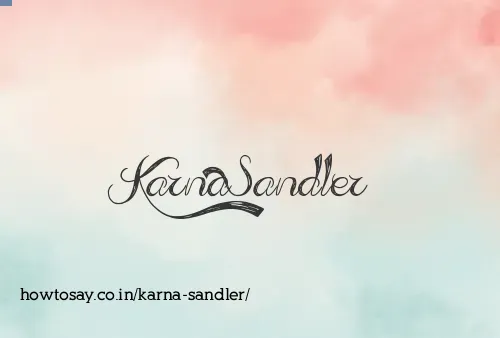 Karna Sandler