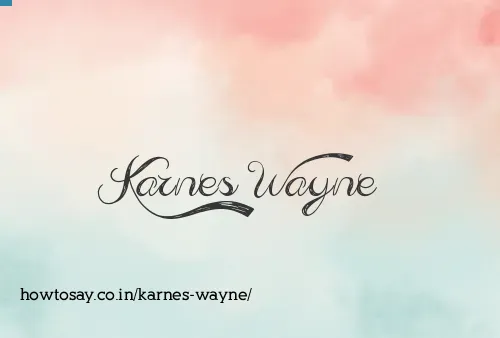 Karnes Wayne