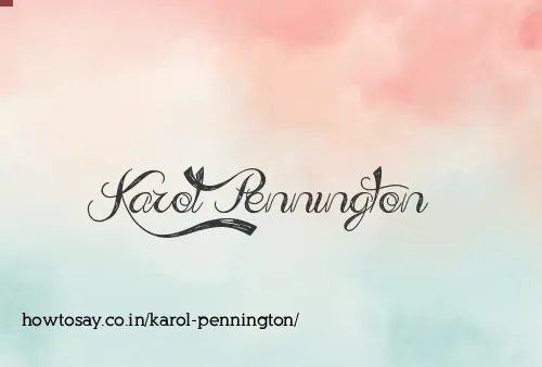 Karol Pennington