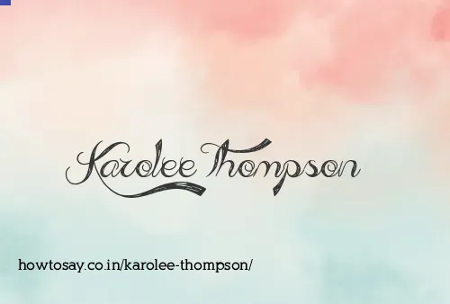 Karolee Thompson