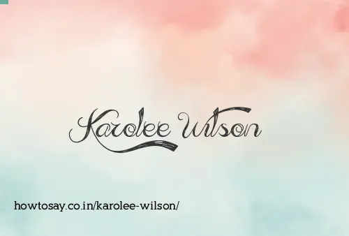 Karolee Wilson