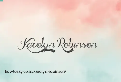 Karolyn Robinson