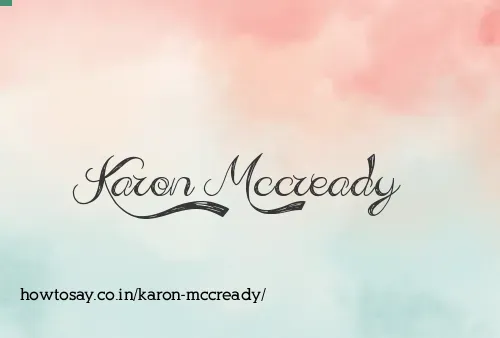 Karon Mccready