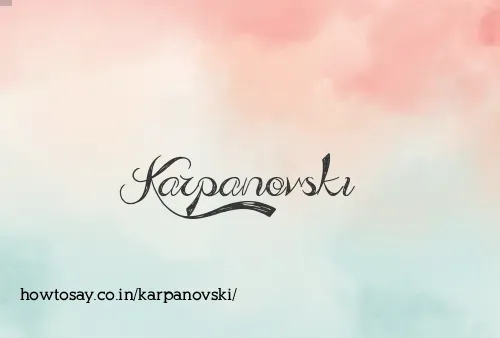 Karpanovski