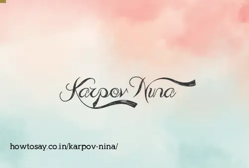 Karpov Nina