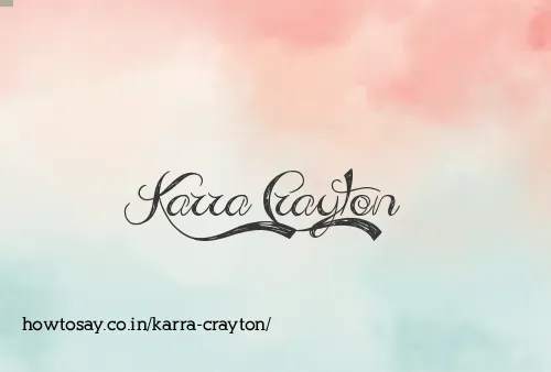 Karra Crayton