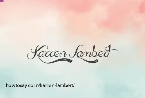 Karren Lambert