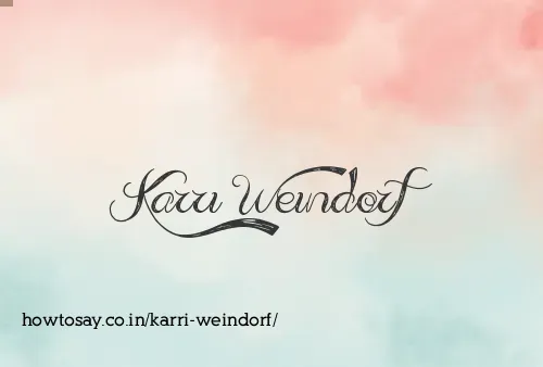 Karri Weindorf
