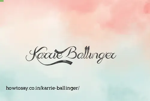 Karrie Ballinger