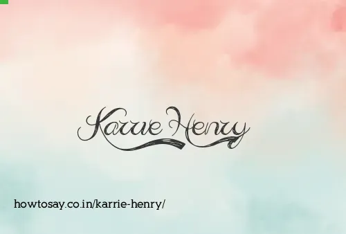 Karrie Henry