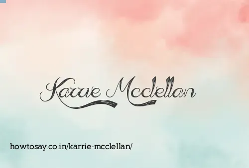 Karrie Mcclellan