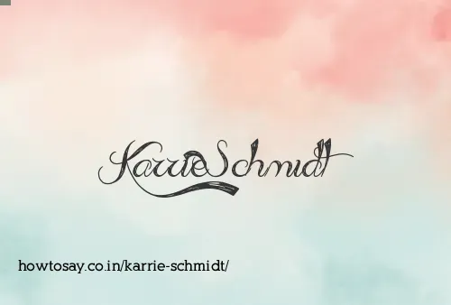 Karrie Schmidt