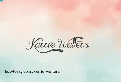 Karrie Walters