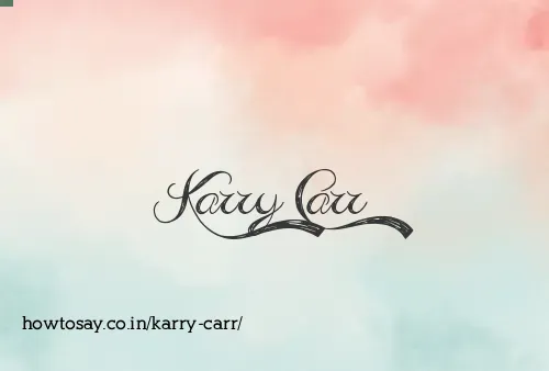 Karry Carr