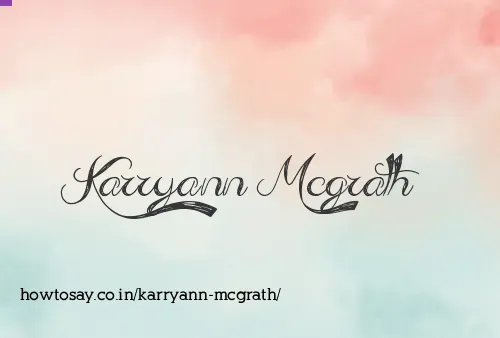 Karryann Mcgrath