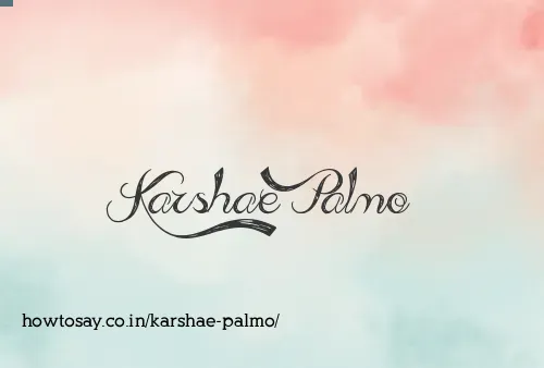 Karshae Palmo