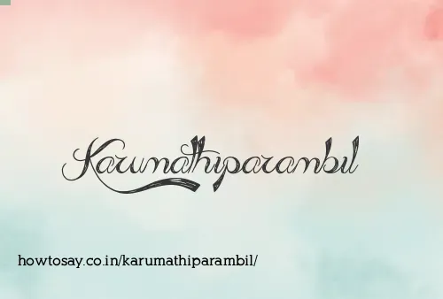 Karumathiparambil