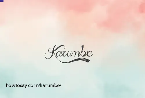Karumbe