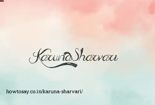 Karuna Sharvari