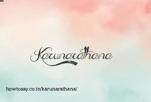 Karunarathana