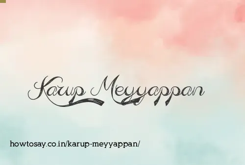 Karup Meyyappan